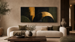 Golden Arc | Premium Canvas Art